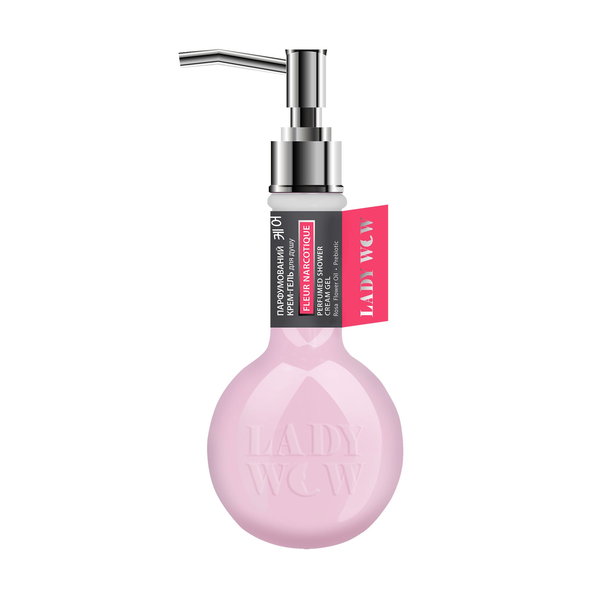 Парфумований крем-гель для душу Lady Wow Perfumed Shower Cream Gel, Fleur Narcotique, 350 мл